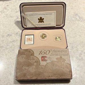 2001 150th Anniversary Of The First Canadian Postage Stamp Set